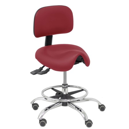 Sgabello Zarza P&C 933CRRP Rosso Granato 91 cm