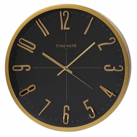 Orologio da Parete Timemark Nero Ø 34 cm