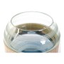 Vaso DKD Home Decor JV-174997 Cristallo Legno Blu Marino (25 x 25 x 22 cm)