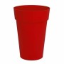 Vaso EDA Tuscan Rotondo Ø 46 x 65 cm Rosso polipropilene