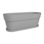 Vaso EDA Grigio Plastica 80 cm 76 x 29,5 x 26 cm