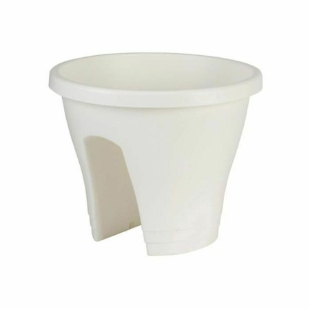 Vaso Elho Bianco Plastica 29,6 x 29,6 x 24 cm