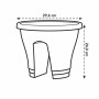 Vaso Elho Bianco Plastica 29,6 x 29,6 x 24 cm