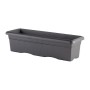 Vaso Plastiken Grigio Antracite Plastica Rettangolare 60 x 33 cm 54 x 27 x 28 cm