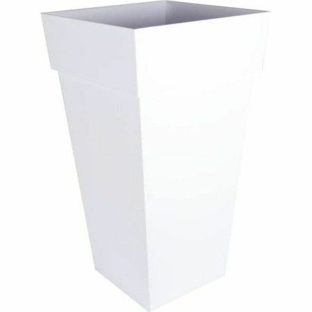 Vaso EDA 13639 Bianco polipropilene Plastica Quadrato 43,3 x 43,3 x 80 cm