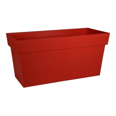 Vaso Autoirrigante EDA Tuscan Wall Rettangolare 79 x 35 x 39 cm Rosso