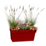 Vaso Autoirrigante EDA Tuscan Wall Rettangolare 79 x 35 x 39 cm Rosso