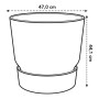 Vaso Elho 0464344715000 Bianco Rotondo