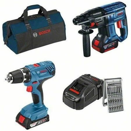 Set trapano e accessori BOSCH GSR Elettriche 18 V