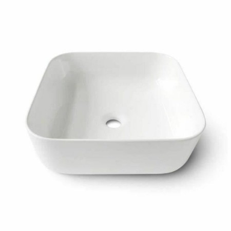 Lavabo Oceanic Lenã Ceramica Quadrato 39,5 x 39,5 x 14 cm