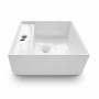 Lavabo Oceanic Lenã Ceramica Quadrato 41,5 x 41,5 x 15 cm