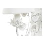 Lampadario DKD Home Decor Bianco Poliestere Metallo 220 V 25W (38 x 22 x 31 cm)