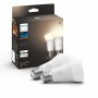 Lampadario Philips Pack de 2 E27 Bianco 60 W 9 W (2700k)