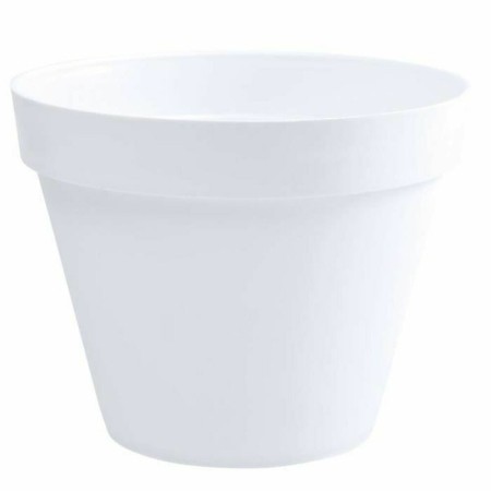 Vaso EDA Tuscan Bianco polipropilene Rotonda Rotondo Ø 48 x 40 cm