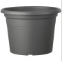 Vaso Deroma Cilindro Antracite Iniettato Rotonda Ø 50 cm 50 x 35 cm