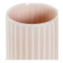 Portaspazzolini da Denti DKD Home Decor Rosa Gres (7.2 x 7.2 x 11.5 cm)