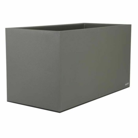 Vaso Riviera Rettangolare Grigio 80 x 40 cm Granito