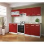 Mobile da cucina Rosso PVC Cristallo Plastica Melammina 80 x 31 x 55 cm