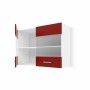 Mobile da cucina Rosso PVC Cristallo Plastica Melammina 80 x 31 x 55 cm