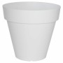 Vaso Riviera Bianco Plastica Quadrato Ø 50 cm