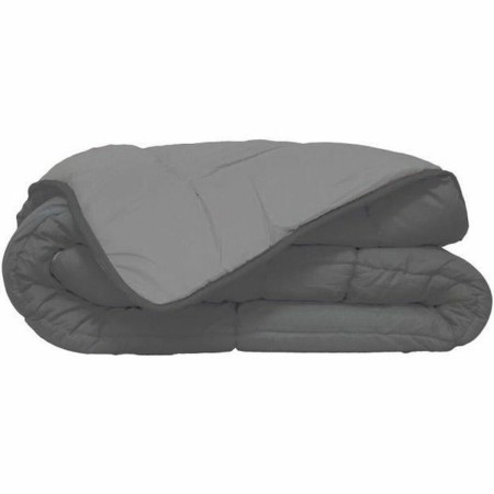 Piumino Letto Poyet Motte Hudson Argentato Grigio 140 x 200 cm