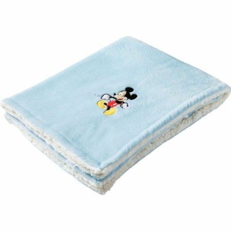 Coperta Disney Azzurro Mickey Mouse 75 x 100 cm