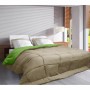 Piumino Letto Poyet Motte Calgary Verde Beige 400 g /m² 140 x 200 cm