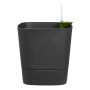 Vaso Autoirrigante Elho Greensense Aqua Care Ø 38 x 38,9 cm Grigio scuro Quadrato