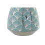 Vaso DKD Home Decor S3015273 Porcellana Turchese Orientale (16 x 16 x 18 cm)