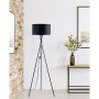 Lampada da Terra Nero Dorato Metallo 40 W