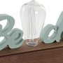 Statua Decorativa DKD Home Decor Beach LED MDF Menta Blu Marino Legno MDF (34 cm) (2 pcs) (34 x 8 x 16 cm)