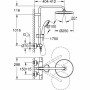 Colonna doccia Grohe Vitalio Start 250