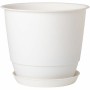 Vaso Poétic Bianco Plastica Rotonda