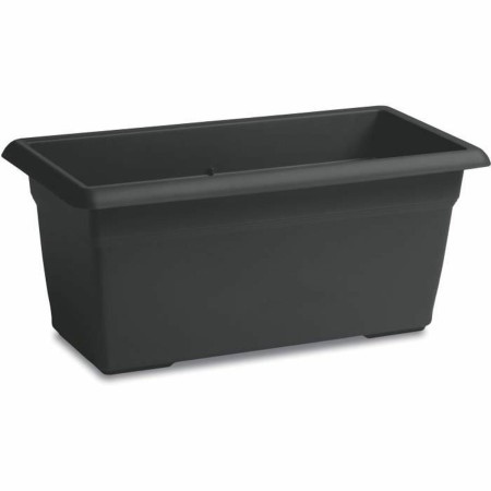 Vaso Antracite Plastica Rettangolare 80 cm