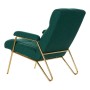 Poltrona DKD Home Decor 8424001795499 Dorato Metallo Poliestere Verde (69 x 90 x 90 cm)