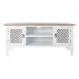 Mobile TV DKD Home Decor Bianco Brad Marrone Chiaro (120 x 45 x 57 cm)