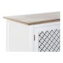 Mobile TV DKD Home Decor Bianco Brad Marrone Chiaro (120 x 45 x 57 cm)