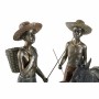 Statua Decorativa DKD Home Decor Resina (2 pcs) (25 x 14 x 31 cm)