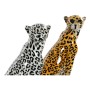 Statua Decorativa DKD Home Decor Resina Leopardo (2 pcs) (16 x 16 x 32 cm)