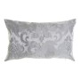 Cuscino DKD Home Decor 8424001759309 Grigio Poliestere Alluminio Tradizionale