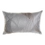 Cuscino DKD Home Decor 8424001759385 Grigio Poliestere Alluminio Tradizionale