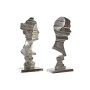 Statua Decorativa DKD Home Decor Alluminio (2 pcs) (22.5 x 12.5 x 52 cm)