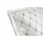 Cuscino DKD Home Decor 8424001850327 Grigio Poliestere Velluto Alluminio Bianco Rombos (45 x 10 x 45 cm)