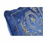 Cuscino DKD Home Decor 8424001850341 Azzurro Dorato Poliestere Velluto Alluminio (45 x 10 x 45 cm)