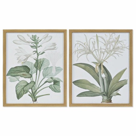 Quadro DKD Home Decor Fiori (43 x 3 x 53 cm) (2 Unità)