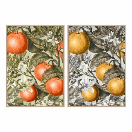 Quadro DKD Home Decor Frutta (53 x 4,5 x 73 cm) (2 Unità)