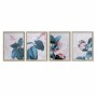 Quadro DKD Home Decor ‎S3018028 Tropicale Foglia della pianta (45 x 3,5 x 60 cm) (4 Unità)