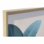 Quadro DKD Home Decor ‎S3018028 Tropicale Foglia della pianta (45 x 3,5 x 60 cm) (4 Unità)