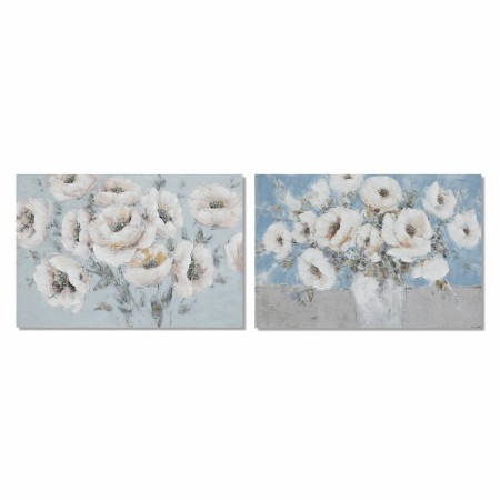 Quadro DKD Home Decor Fiori (120 x 2,8 x 80 cm) (2 Unità)