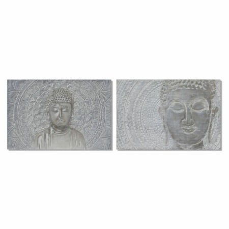 Quadro DKD Home Decor Buddha Orientale (120 x 2,8 x 80 cm) (2 Unità)